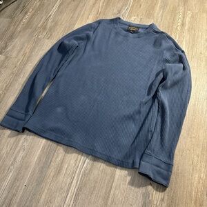 Nautica Men's Blue Long Sleeve Pullover Shirt